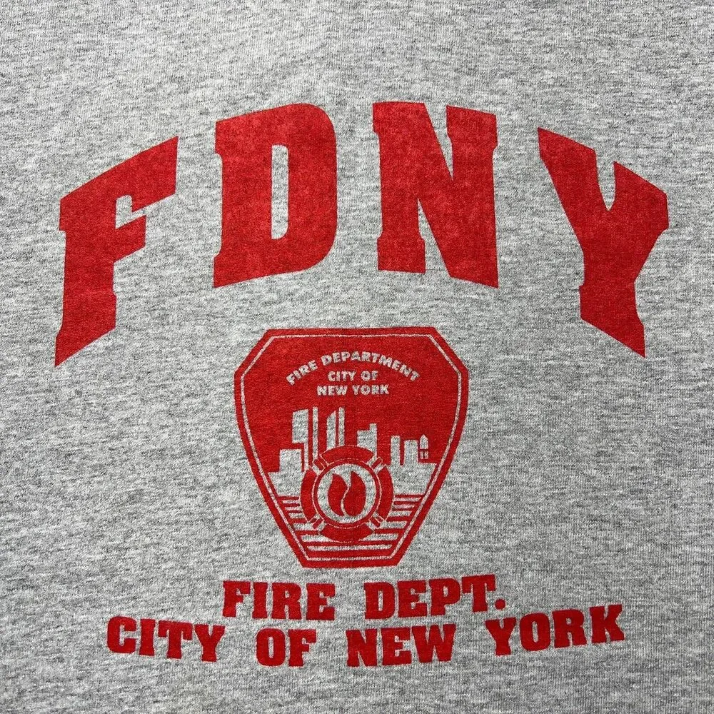 FDNY T-Shirt Mens Size XL Gray - Picture 3 of 8